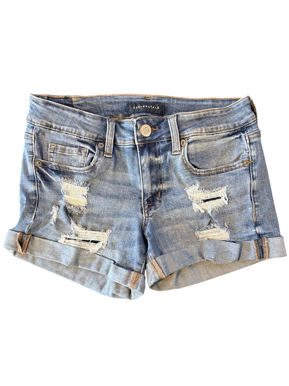 Aeropostale Low Rise Midi Shorts